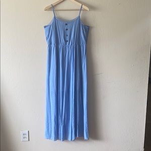 Light blue maxi dress